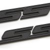 2010-2023 Camaro Billet Badges -SS Black